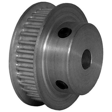 B B MANUFACTURING 34-3P06M6FA6, Timing Pulley, Aluminum, Clear Anodized,  34-3P06M6FA6